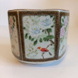 Six sides hexagon cup - Andrea by Sadek flowers and bird